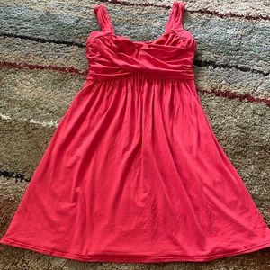 Coral summer dress